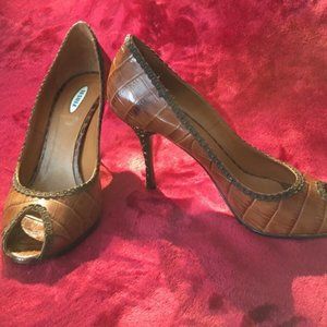 USED LE SILLA in good condition beautiful brown shoes in Size 37, Made in Italy